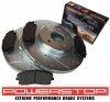 Przednie klocki Z16 + WIERCONE nacinane tarcze hamulcowe POWERSTOP 320mm Chrysler 300C