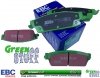 Tylne klocki GreenStuff + NAWIERCANE NACINANE tarcze EBC seria GD GMC Yukon 2007-2020