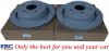 Tylne klocki Ultimax2 + nacinane tarcze hamulcowe EBC seria USR Dodge RAM 1500 2003-