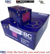 Przednie klocki Ultimax2 + NAWIERCANE NACINANE tarcze hamulcowe 300mm EBC seria GD Ford Escape FWD 2013-2019