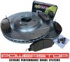 Przednie klocki Z26 + tarcze hamulcowe POWERSTOP 336mm Ford Mustang 2011-2014