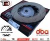 Przednie klocki DBA Xtreme Performance + tarcze hamulcowe DBA 5000 T3 Dodge Challenger SRT Hellcat Demon -2020