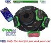 Przednie klocki GreenStuff + NACINANE tarcze hamulcowe 360mm EBC seria USR Dodge Challenger SRT Scat Pack