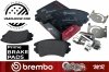 Klocki hamulcowe przednie brembo Prime z zestawem montażowym Chevrolet Camaro 3,6 V6 -2015
