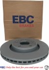 Przednie klocki GreenStuff + tarcze hamulcowe 350mm EBC seria PREMIUM Dodge Durango 2011-