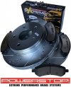 Przednie klocki + wiercone nacinane tarcze hamulcowe POWERSTOP 336mm / 5 szpilek Dodge RAM 1500 2006-
