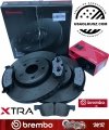 Przednie klocki brembo XTRA + tarcze hamulcowe 350mm Brembo XTRA Dodge Durango 2011-