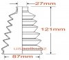 Osłona przegubu napędowego zewnętrznego przedniego Toyota Sienna 2006-2010