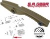 Prowadnica lewa dolna głównego  łańcucha rozrządu silnika Ford Flex 3,5 V6 Ti-VCT Naturally Aspirated  2013-