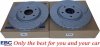 Przednie klocki GreenStuff + NAWIERCANE NACINANE tarcze hamulcowe 330mm EBC seria GD RAM Cargo Van 2012-