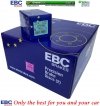 Tylne klocki GreenStuff + tarcze hamulcowe 328mm EBC seria Premium Chrysler Voyager Town Country 2012-