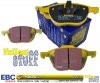 Przednie klocki YellowStuff + NACINANE tarcze hamulcowe 300mm EBC seria USR Ford Escape FWD 2013-2019