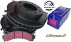 Przednie klocki Ultimax2 + tarcze hamulcowe EBC seria PREMIUM GMC Yukon XL 2500 2000-2013
