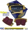 Tylne klocki YellowStuff + NACINANE WENTYLOWANE tarcze hamulcowe EBC seria USR Chrysler 300C