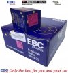 Przednie klocki Ultimax2 + tarcze hamulcowe 300mm EBC seria Premium Ford Escape FWD 2013-2019