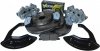Przednie klocki POWERSTOP Z26 + zaciski + tarcze hamulcowe 370mm Dodge Challenger