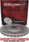 Przednia WIERCONA nacinana tarcza hamulcowa 330mm POWERSTOP Chrysler Pacifica FWD 2017-