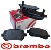 Tylne klocki BREMBO + WIERCONE tarcze hamulcowe 305mm RED Dodge Caravan 2008-