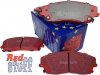 Przednie CERAMICZNE klocki RedStuff + WIERCONE NACINANE tarcze hamulcowe 320mm EBC seria GD Dodge Magnum RWD V6