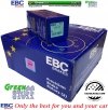 Tylne klocki GreenStuff + tarcze hamulcowe EBC seria PREMIUM GMC Sierra -2007