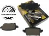 Tylne klocki + wentylowane tarcze hamulcowe 350mm Jeep Wrangler JL 2020-