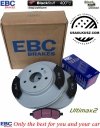 Przednie klocki Ultimax2 + tarcze hamulcowe EBC seria PREMIUM Dodge RAM 1500 2006-
