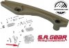 Prowadnica lewa dolna głównego  łańcucha rozrządu silnika Ford Flex 3,5 V6 Ti-VCT Naturally Aspirated  2013-