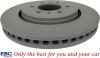 Przednie klocki GreenStuff + tarcze hamulcowe EBC seria Premium Ford Expedition 2011-2021