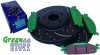 Przednie klocki GreenStuff + NAWIERCANE NACINANE tarcze hamulcowe 325mm EBC seria GD Lincoln MKS 2010-2012