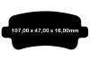 Tylne klocki GreenStuff + NAWIERCANE NACINANE tarcze hamulcowe 315mm EBC seria GD Buick Regal 2011-2017