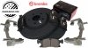 Przednie klocki BREMBO + WIERCONE tarcze hamulcowe HD  Dodge Durango 3,6 V6 2011-