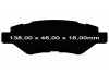 Tylne klocki GreenStuff + WIERCONE NACINANE tarcze hamulcowe 315mm EBC seria GD Chevrolet Camaro 3,6 V6 2010-2015