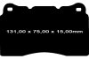 Przednie klocki GreenStuff + tarcze hamulcowe 355mm EBC seria PREMIUM Ford Mustang 2005-2014