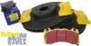 Przednie klocki YellowStuff + tarcze hamulcowe EBC seria PREMIUM Ford Mustang 5,0 V8 2015-
