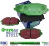 Tylne klocki GreenStuff + tarcze hamulcowe 328mm EBC seria Premium Dodge Caravan 2012-