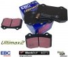 Tylne klocki Ultimax2 + NACINANE tarcze hamulcowe EBC seria USR Dodge Durango SRT Hellcat