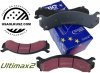 Przednie klocki Ultimax2 + NACINANE tarcze hamulcowe EBC seria USR GMC Yukon XL 2500 2000-2013