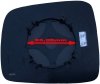 Szkło lusterka prawe PODGRZEWANE WYPUKŁE SFERYCZNE + MOCOWANIE Jeep Liberty 2002-2007