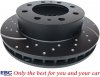 Przednie klocki Ultimax2 + NAWIERCANE NACINANE tarcze hamulcowe EBC seria GD GMC Yukon XL 2500 2000-2013