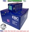 Przednie klocki GreenStuff + NAWIERCANE NACINANE tarcze hamulcowe 330mm EBC seria GD GMC Yukon 2007-2008
