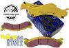 Przednie klocki YellowStuff + NAWIERCANE NACINANE tarcze hamulcowe EBC seria GD GMC Yukon XL 2500 2000-2013