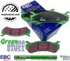 Tylne klocki GreenStuff + NACINANE tarcze hamulcowe EBC seria USR GMC Yukon XL 2500 2000-2007