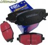Tylne klocki Ultimax2 + tarcze hamulcowe 328mm EBC seria Premium Volkswagen Routan 2012-