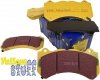 Przednie klocki EBC YellowStuff + tarcze hamulcowe DBA T3 370mm Chevrolet Camaro SS 2016- zaciski 6 tłoków
