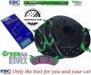 Przednie klocki GreenStuff + NAWIERCANE NACINANE tarcze hamulcowe EBC seria GD GMC Yukon -2006