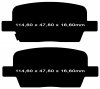 Tylne klocki YellowStuff + NACINANE tarcze hamulcowe 315mm EBC seria USR Chevrolet Camaro LT / LS 2016-