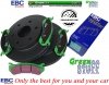 Przednie klocki GreenStuff + tarcze hamulcowe EBC seria PREMIUM GMC Yukon -2006