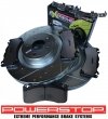 Przednie klocki Z26 + tarcze hamulcowe POWERSTOP 380mm Ford Mustang GT 2015- brembo system
