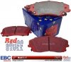 Przednie CERAMICZNE klocki RedStuff + NACINANE tarcze hamulcowe 320mm EBC seria USR Dodge Charger RWD V6