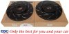 Przednie CERAMICZNE klocki RedStuff + NACINANE tarcze hamulcowe 320mm EBC seria USR Ford Escape AWD 2013-